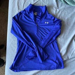 Gently used Under Armor 3-quarter zip up - size M